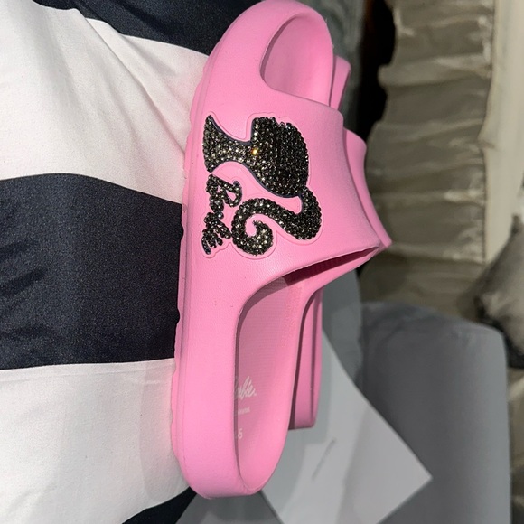 Custom barbie one of a kind Swarovski slides - Picture 1 of 4